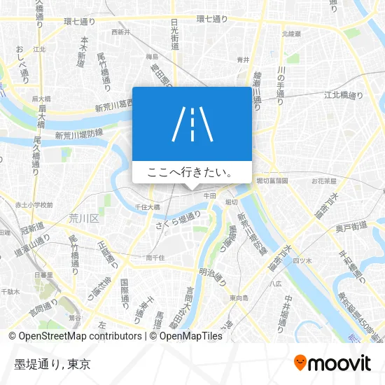 墨堤通り地図