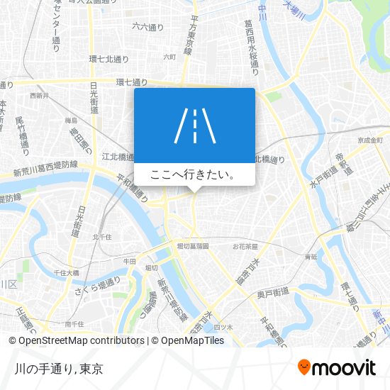 川の手通り地図