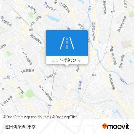 蓮田鴻巣線地図