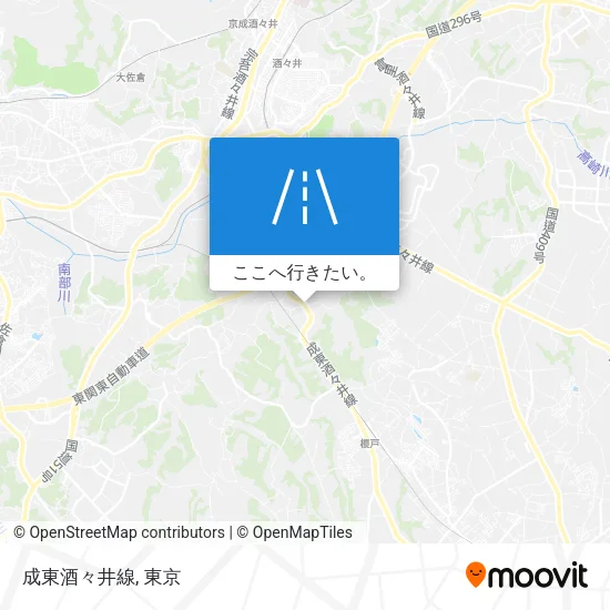 成東酒々井線地図