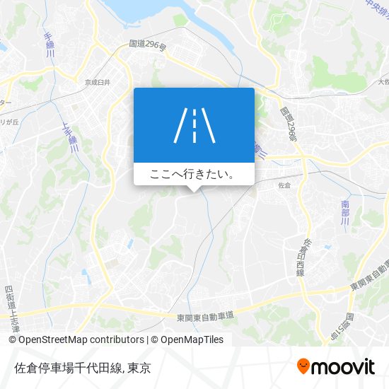 佐倉停車場千代田線地図
