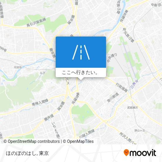 ほのぼのはし地図