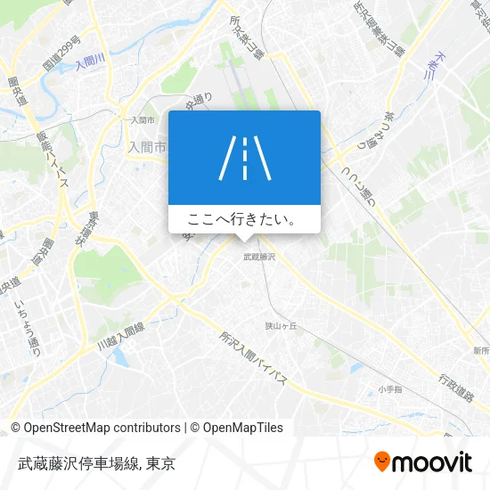 武蔵藤沢停車場線地図