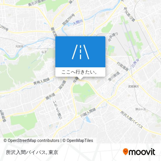 所沢入間バイパス地図