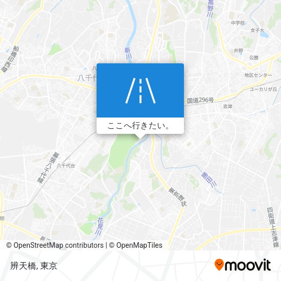 辨天橋地図