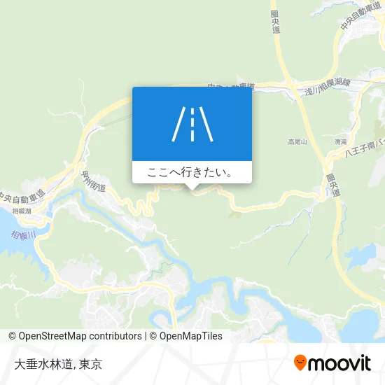 大垂水林道地図