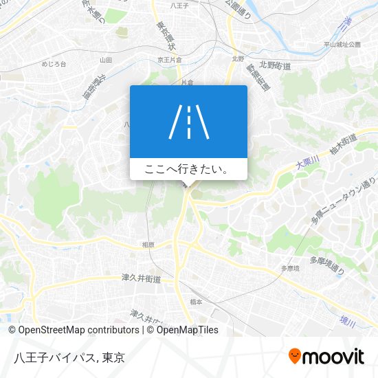 八王子バイパス地図