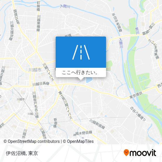 伊佐沼橋地図