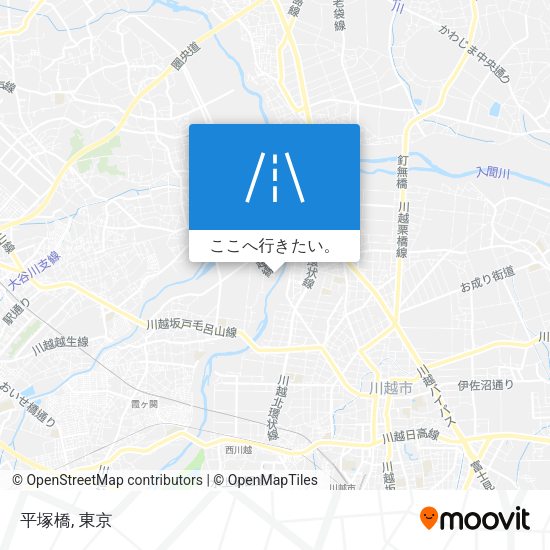 平塚橋地図
