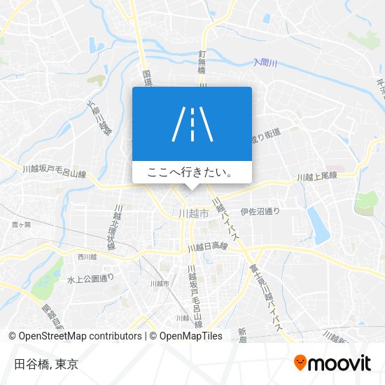 田谷橋地図