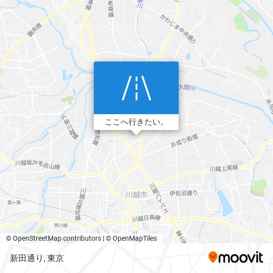 新田通り地図