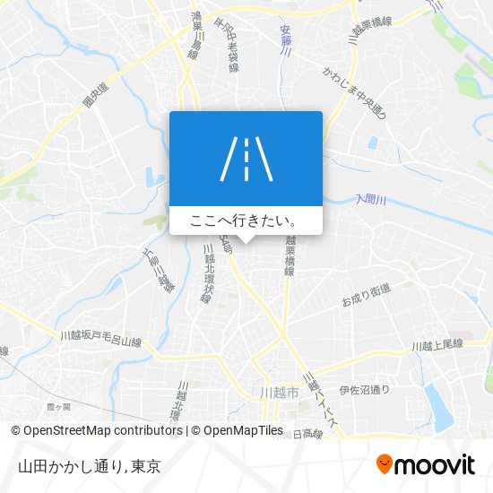 山田かかし通り地図