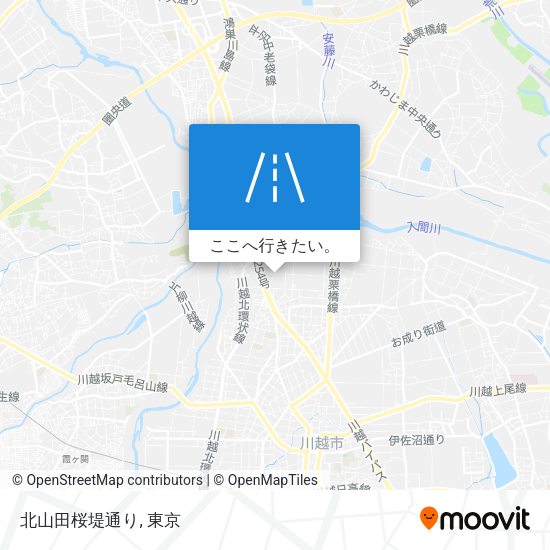 北山田桜堤通り地図