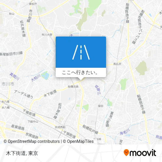 木下街道地図