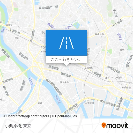 小栗原橋地図