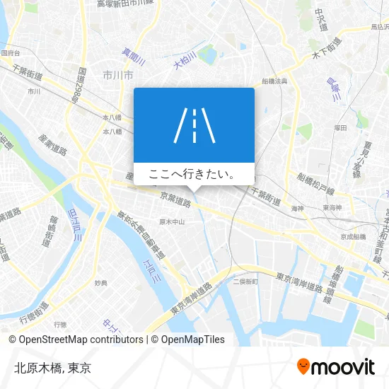北原木橋地図