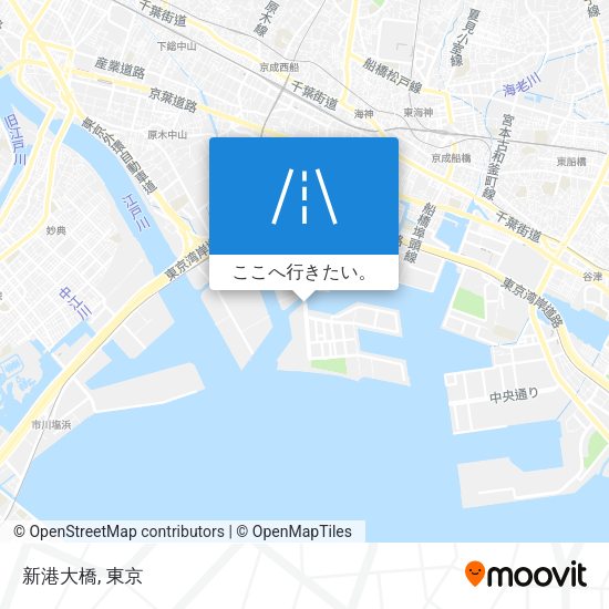 新港大橋地図