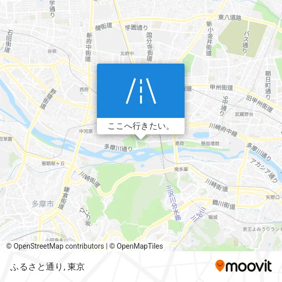 ふるさと通り地図