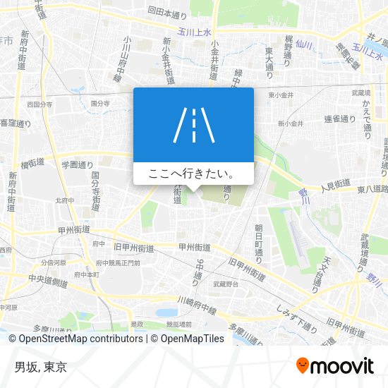 男坂地図