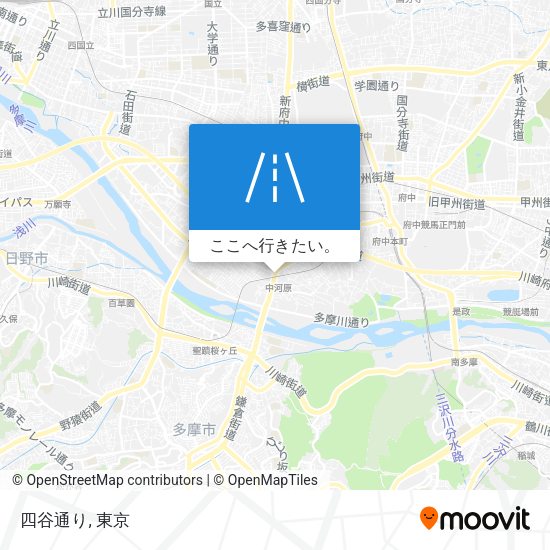 四谷通り地図