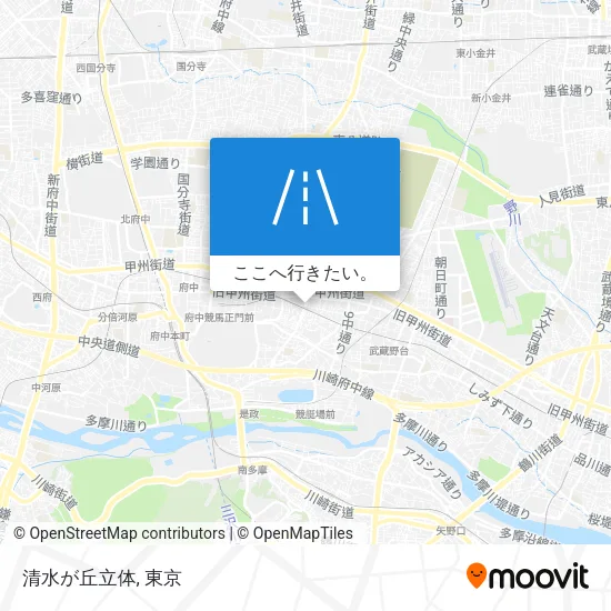 清水が丘立体地図