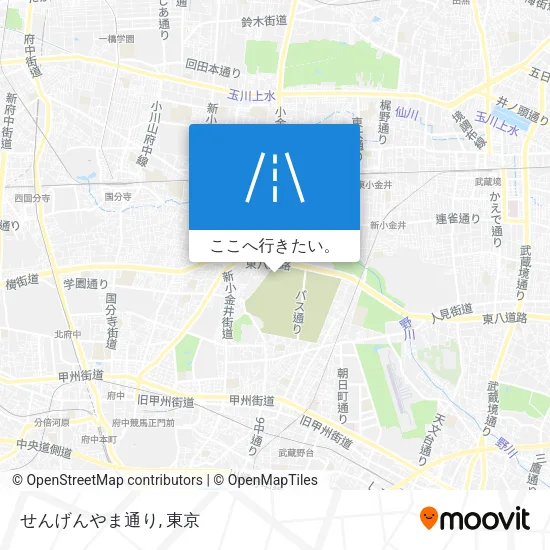 せんげんやま通り地図