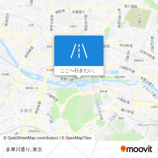 多摩川通り地図