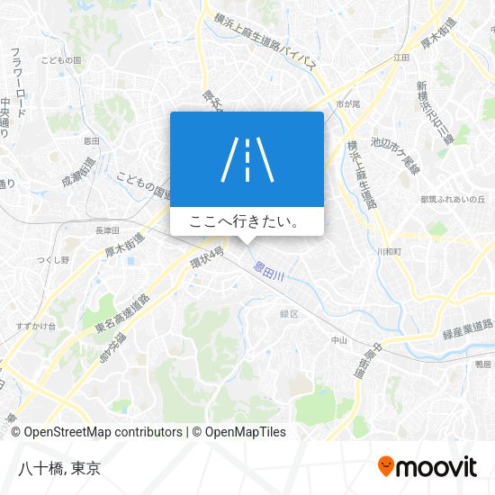 八十橋地図