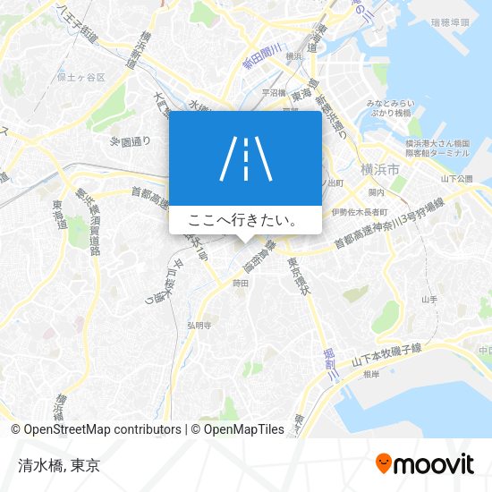 清水橋地図
