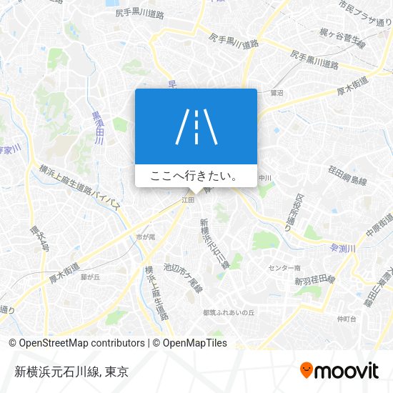 新横浜元石川線地図