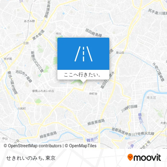 せきれいのみち地図