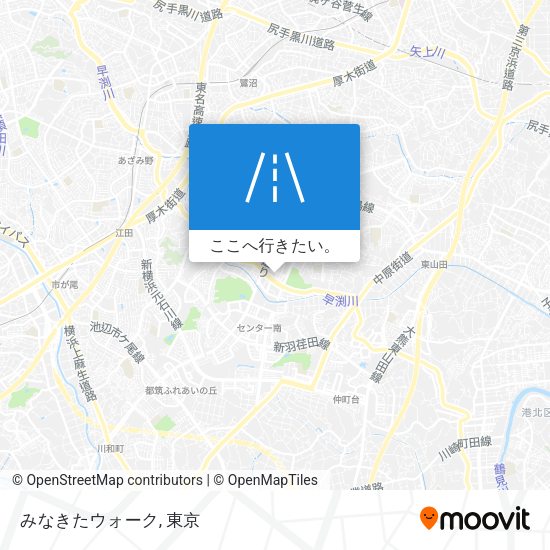 みなきたウォーク地図