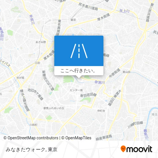みなきたウォーク地図