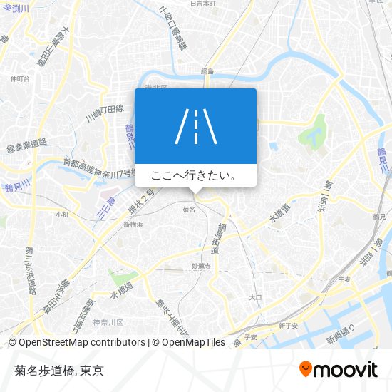 菊名歩道橋地図