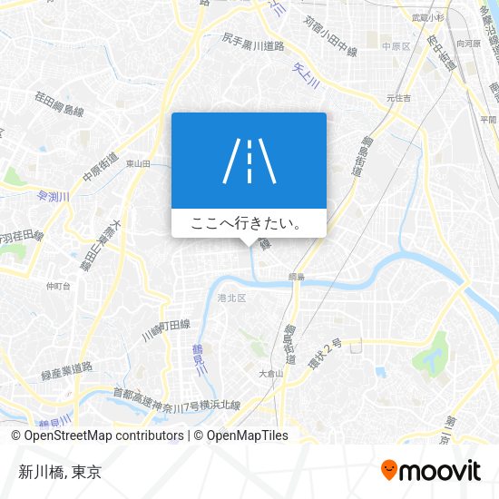 新川橋地図