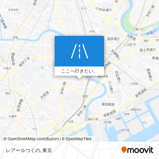 レアールつくの地図