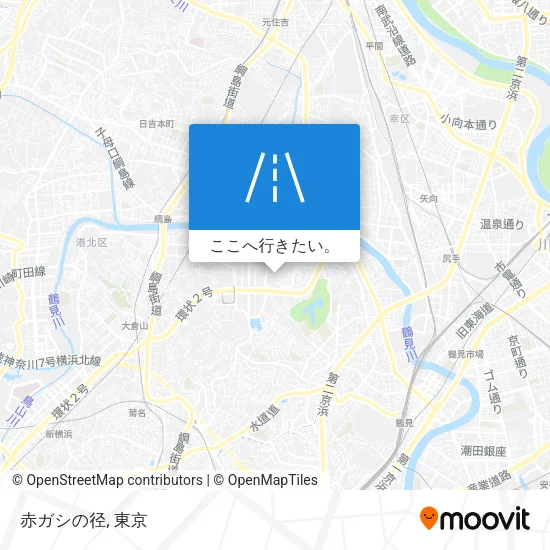 赤ガシの径地図