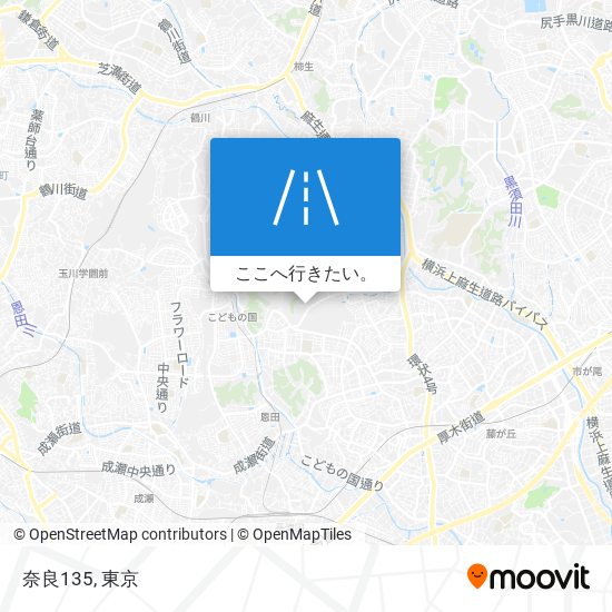 奈良135地図
