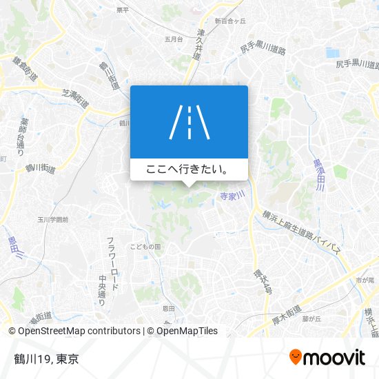 鶴川19地図
