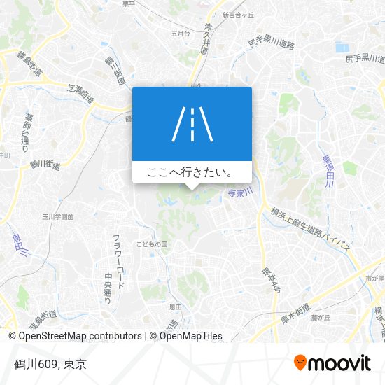 鶴川609地図