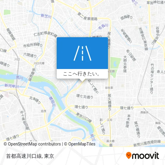 首都高速川口線地図