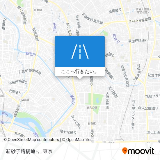 新砂子路橋通り地図