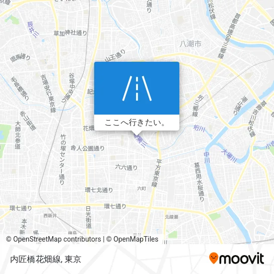 内匠橋花畑線地図