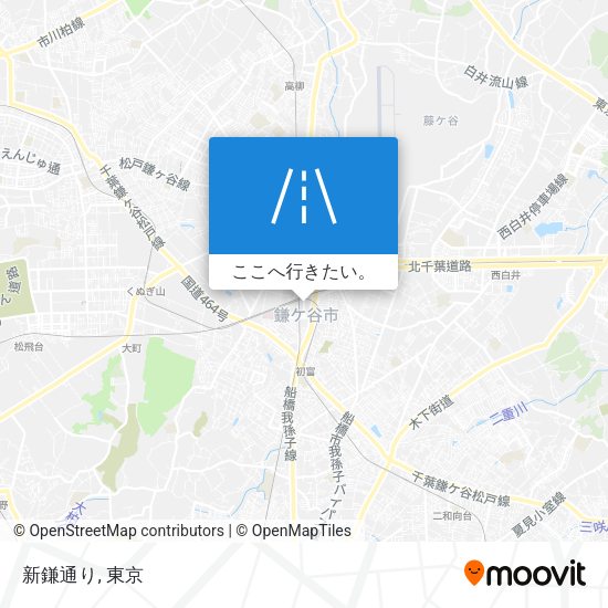新鎌通り地図