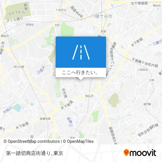 第一踏切商店街通り地図