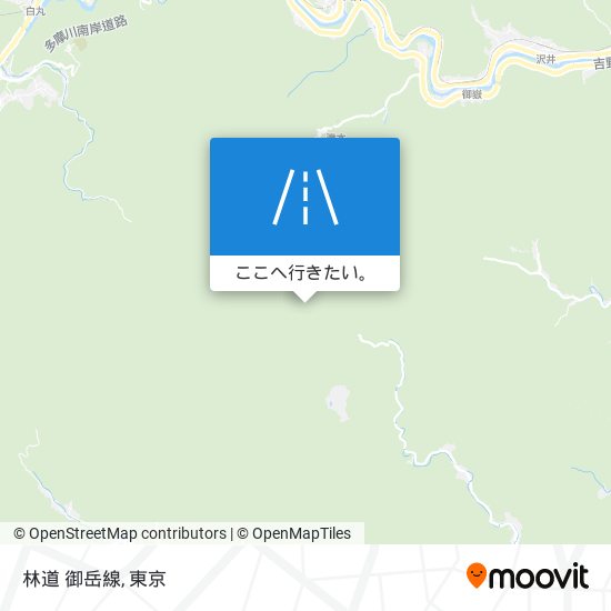 林道 御岳線地図