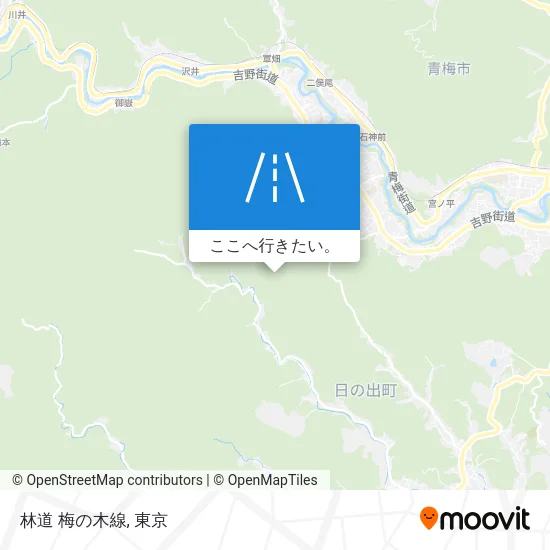 林道 梅の木線地図