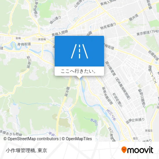 小作堰管理橋地図