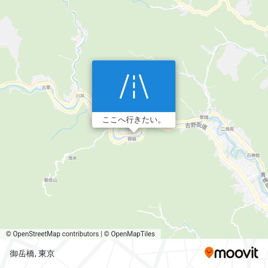 御岳橋地図