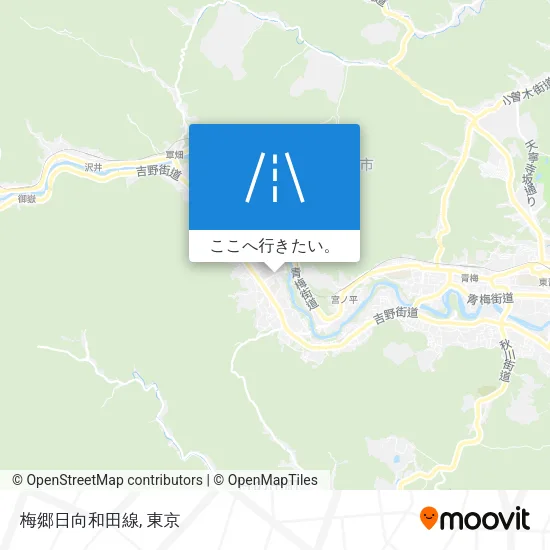 梅郷日向和田線地図